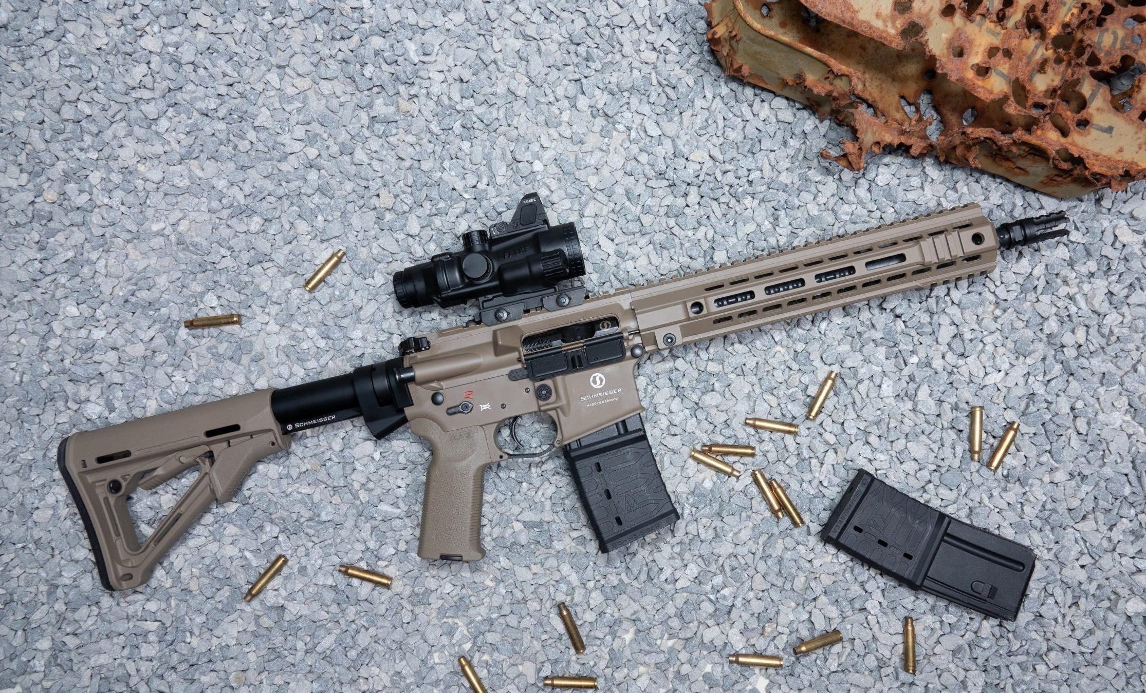 Schmeisser AR15 Solid Duty 12,5" FDE .223Rem.