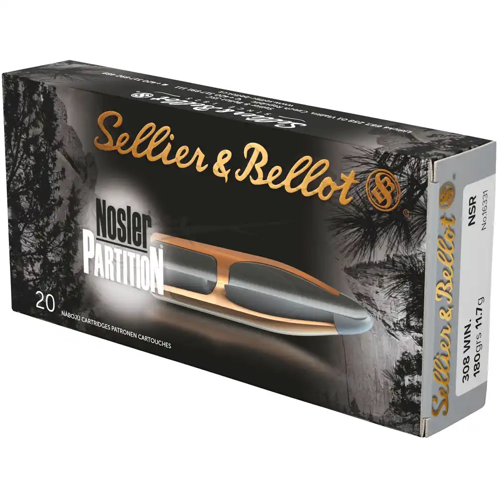 S&B .308Win. Nosler Partition 180grs / 11,7g