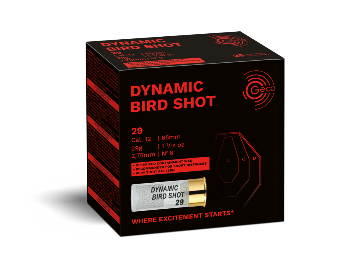 csm_geco_dynamic-bird-shot-29_packaging-visual_36ce3d8a13 Geco Dynamic Bird Shot 29 12/65 2,75mm