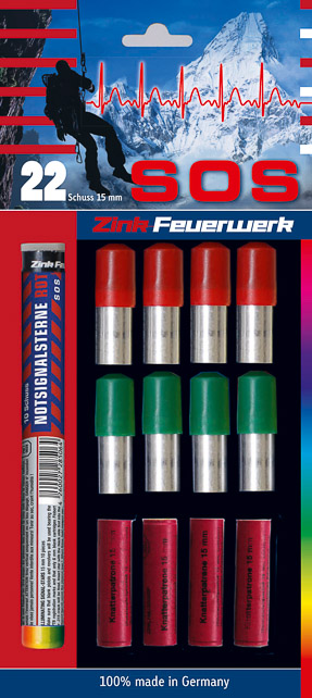 Zink Feuerwerk SOS 22tlg