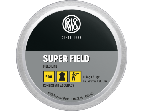 RWS Super Field 4,5mm Diabolo 0,54g / 8,3gr