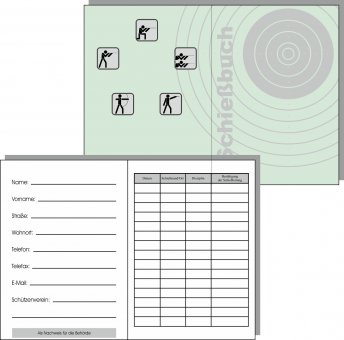 Schießbuch A6 32 Seiten