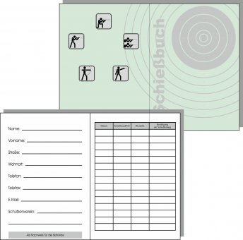 1001 Schießbuch A6 32 Seiten