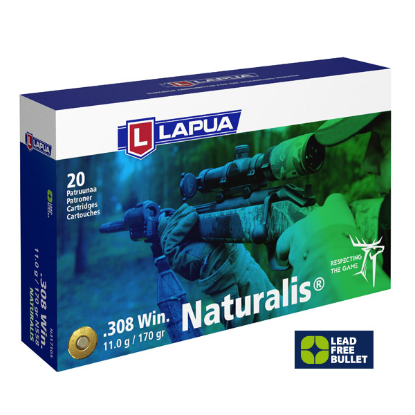 Lapua .308 Naturalis 11.0g / 170gr