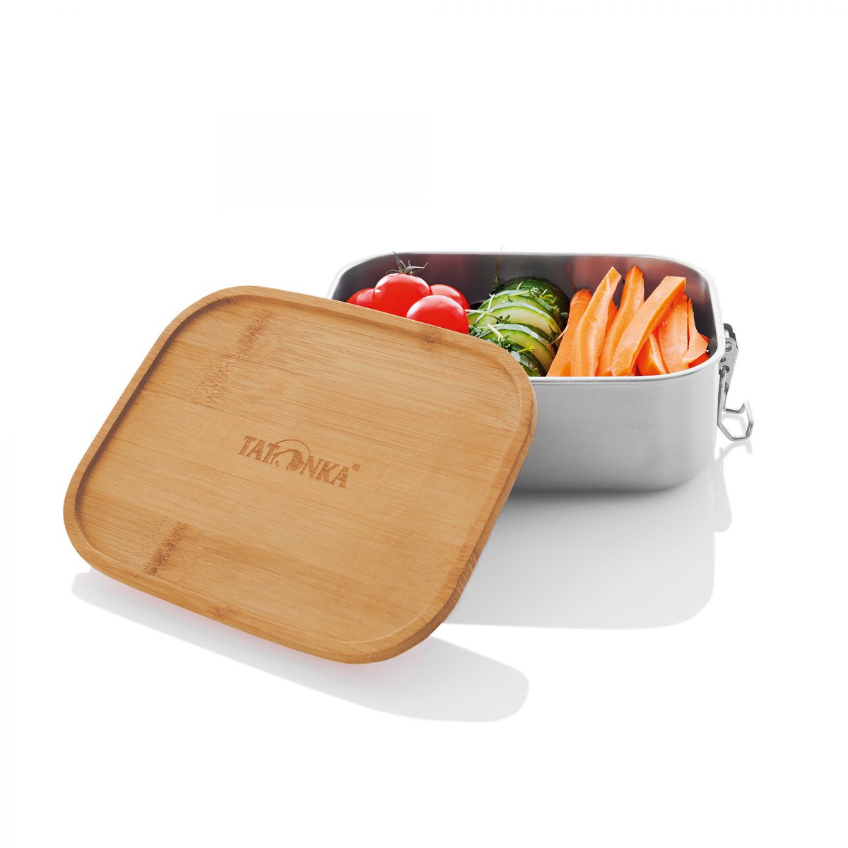 Tatonka Lunch Box I 800 BAMBOO Edelstahl-Brotdose