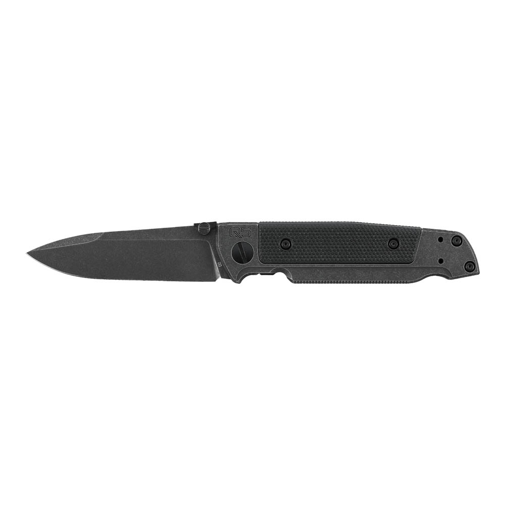 Walther Q5 Steel Frame Folder Blackwash Plain