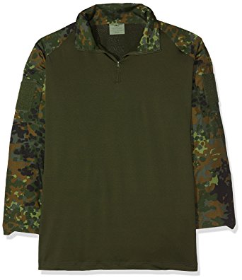 91UXe-B7avL-_UX342_ Mil-Tec Tactical Hemd Warrior Flecktarn