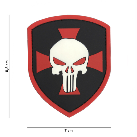 Patch "Shield Punisher Cross"