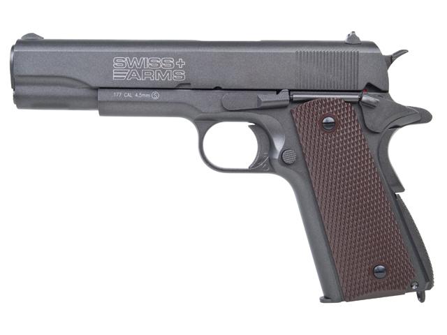 xxl_288710_1 Swiss Arms P1911 BlowBack Vollmetall 4,5mm BB