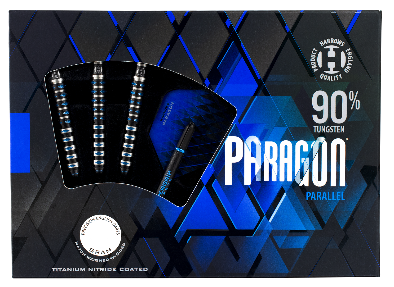 Harrows Paragon Parallel 90% Tungsten - Steeltip Dartpfeile