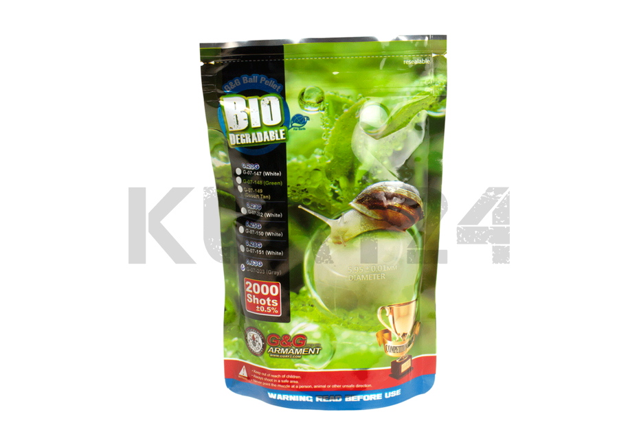 16958 G&G 0.33g 6mm Bio BBs Precision