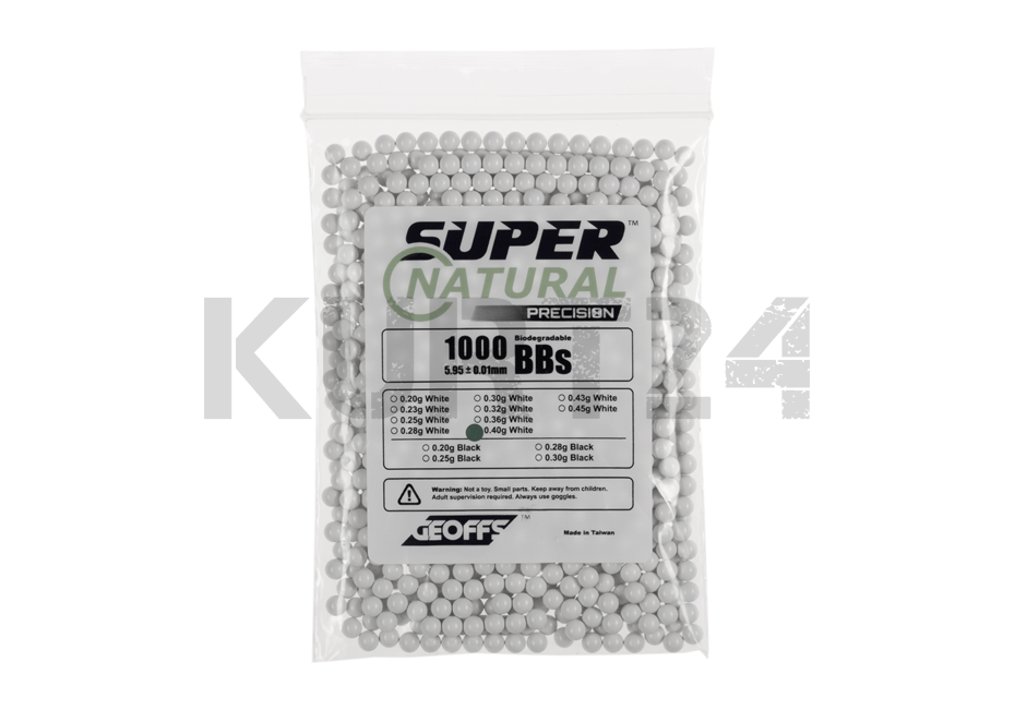 Geoffs 0.40g Bio BB Super Natural Precision 1000rds