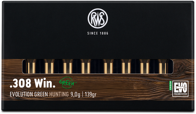 RWS .308 Win. Evo Green 139gr / 9,0g
