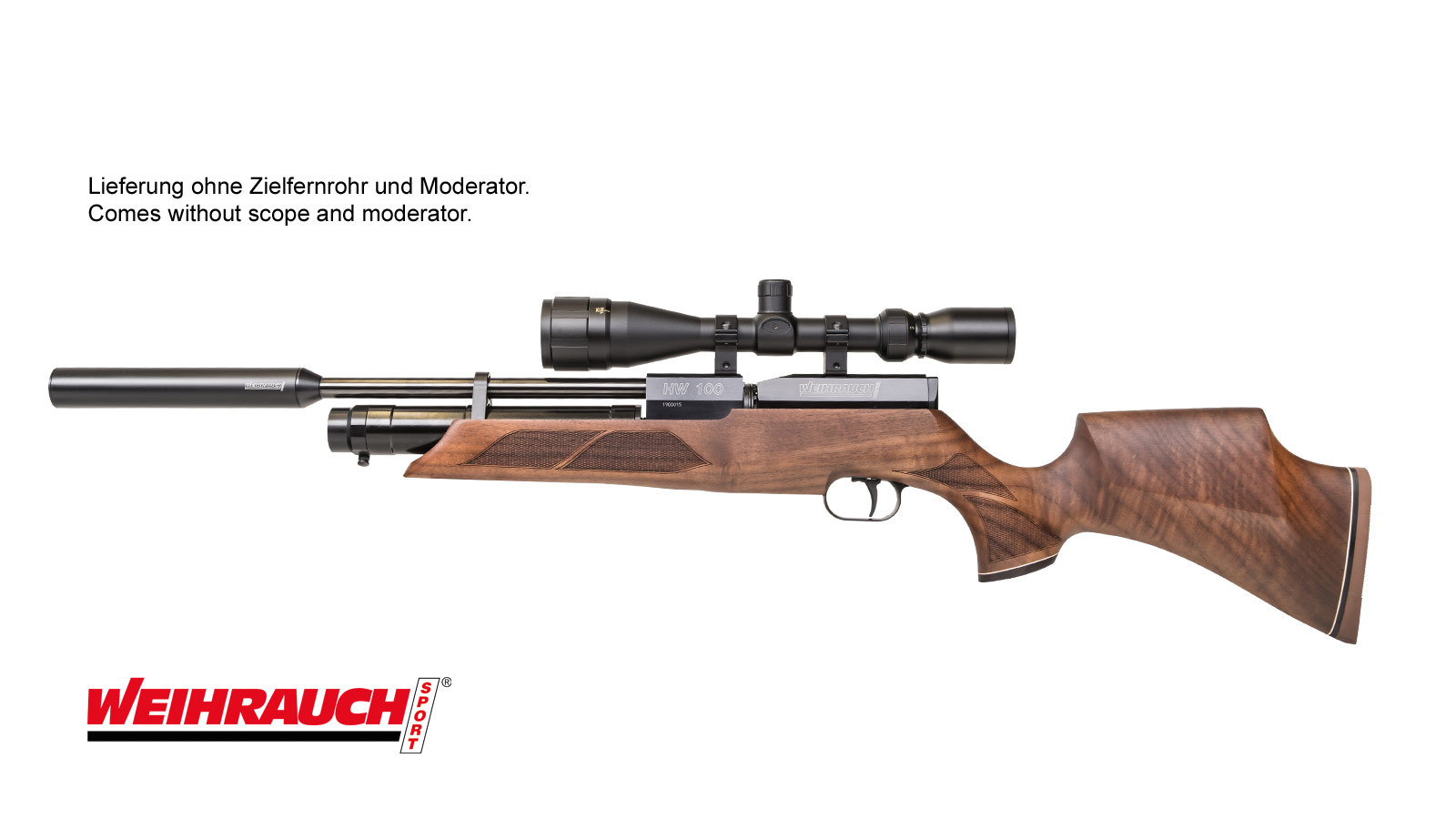 22350_2019 Weihrauch HW 100 SK 4,5mm Pressluftgewehr
