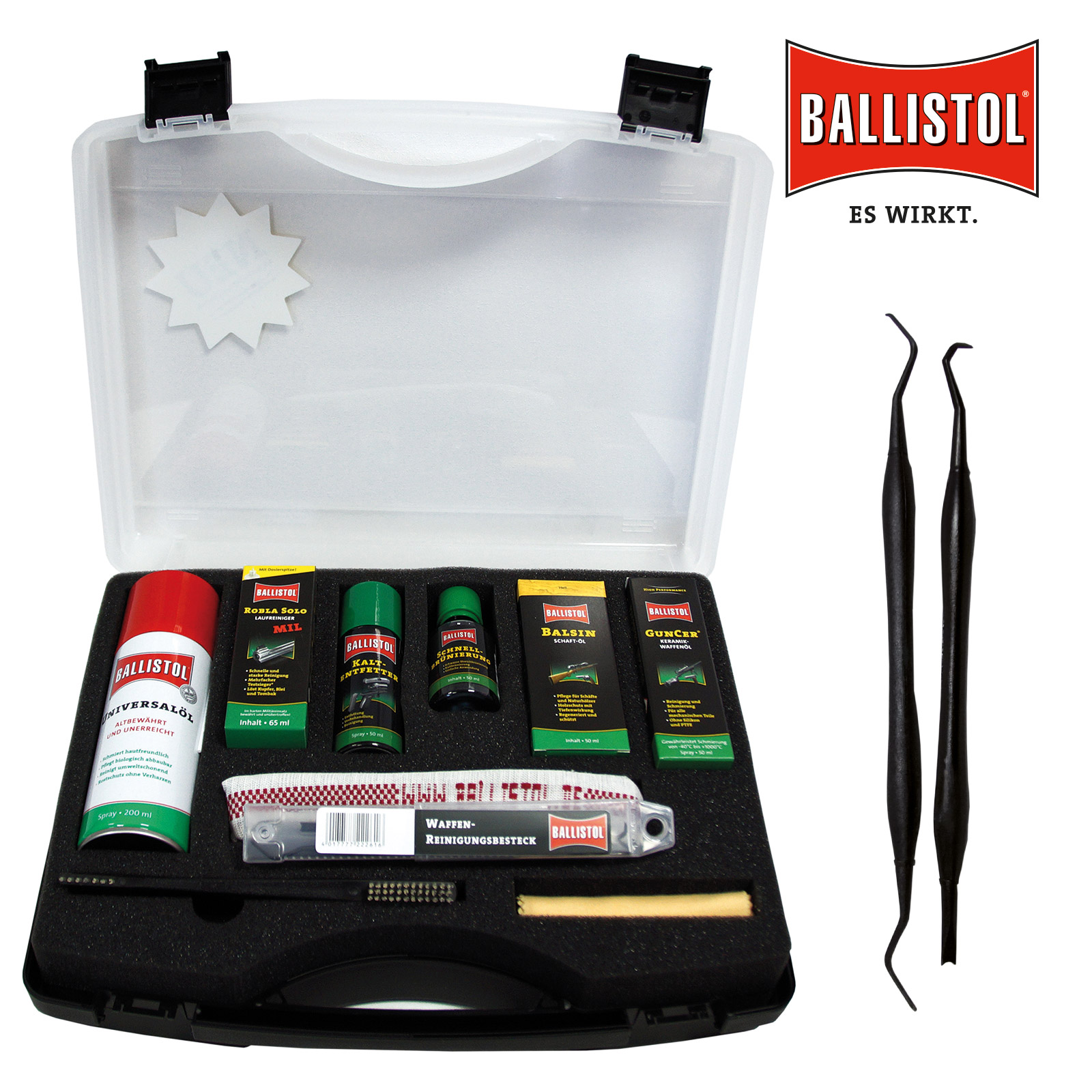 72955_2018 Ballistol Waffenpflege-Set
