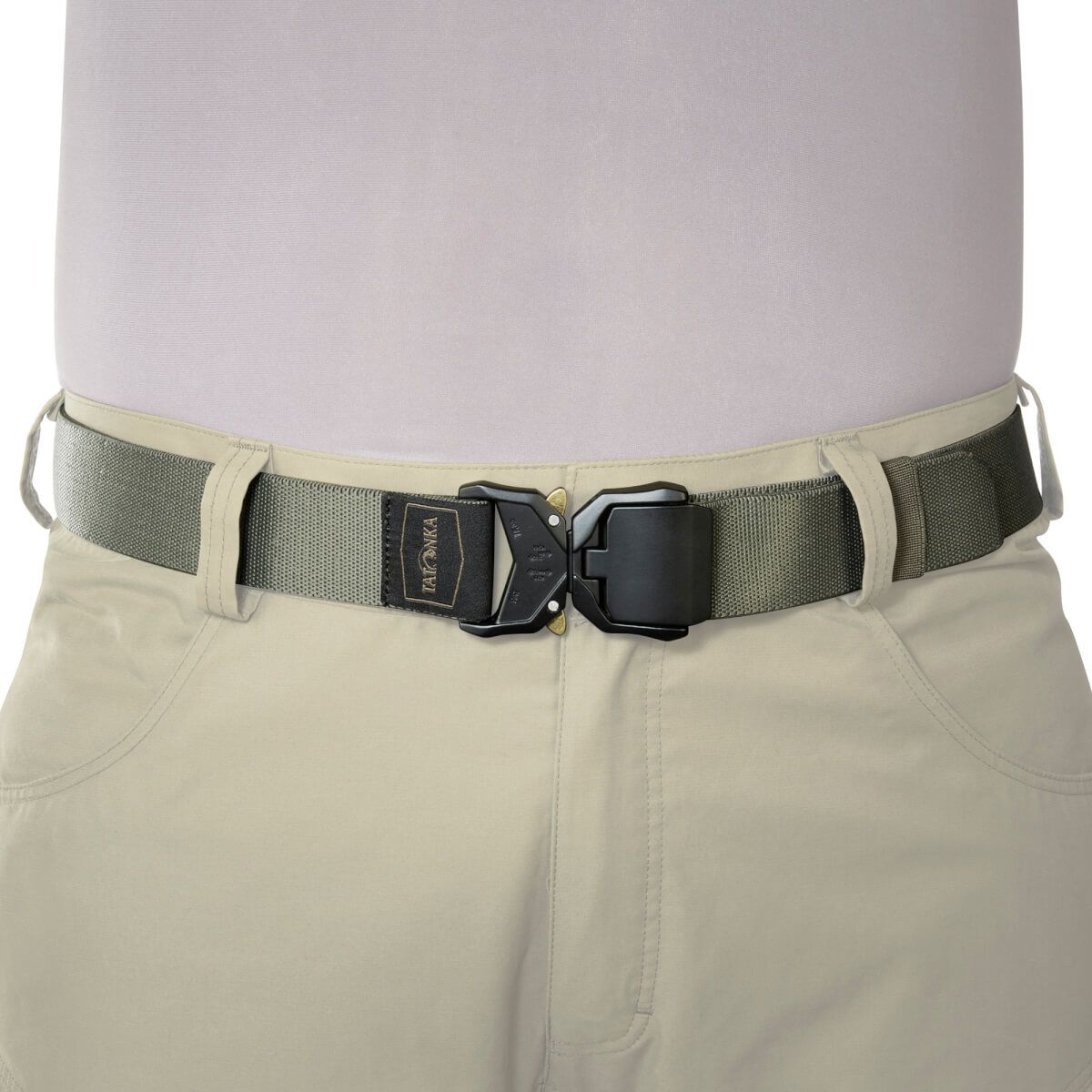 Tatonka Stretchbelt 38 BC Gürtel Stone Grey Olive