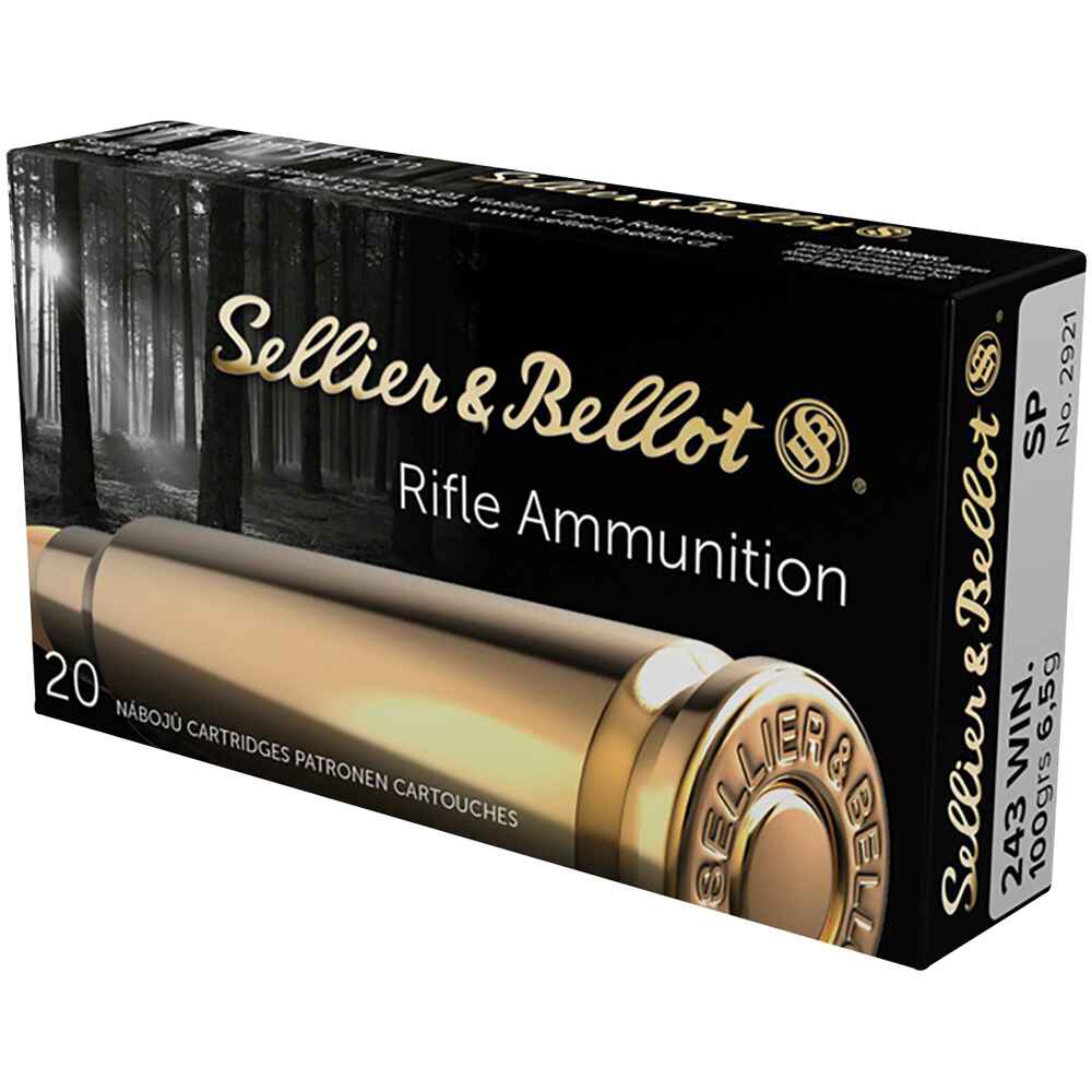 S&B .243 Winchester Teilmantel 6,5g / 100gr