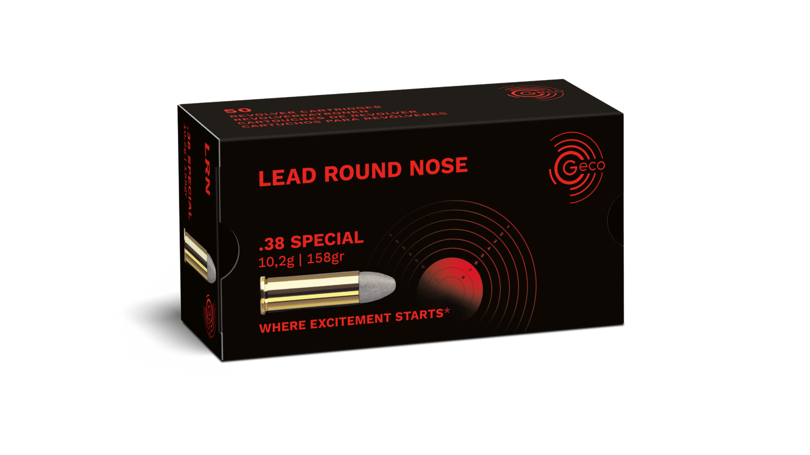 csm_2317718_GECO_38_Special_LRN_10_2g_7a41e20b18 Geco .38 Special Blei-Rundkopf 10,2 g /158 gr