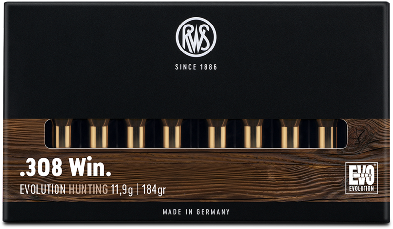 csm_2315434_RWS_308win_EVO_11_9g_Verpackung-frontal_150dpi_0224434c63 RWS .308 Win. Evolution 11,9g / 184gr
