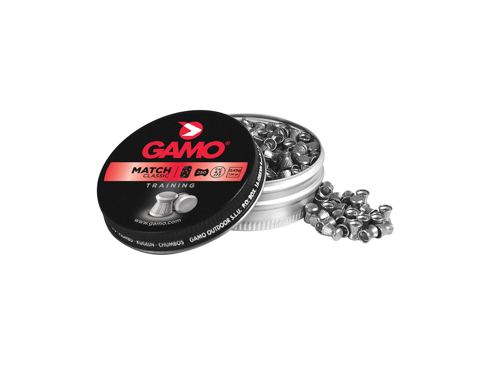 Gamo 4,5mm Match Diabolo 0,49g / 7,56 gr