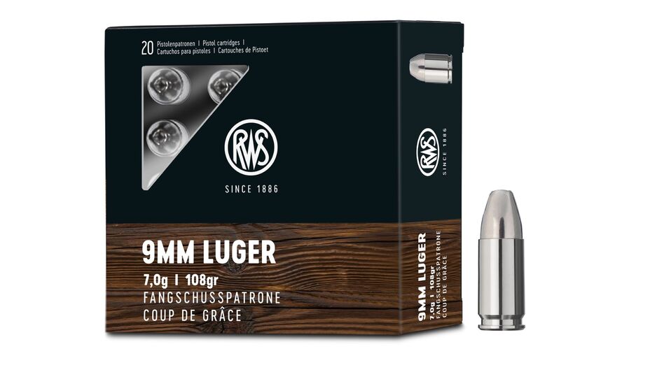 RWS 9 mm Luger Hollow Point Fangschuss / COUP DE GRÂCE 7,0g / 108gr RWS 9 mm Luger Hollow Point Fangschuss / COUP DE GRÂCE 7,0g / 108gr