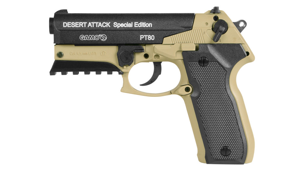 Gamo PT-80 Desert Attack CO2-Luftdruckpistole 4,5mm Diabolo