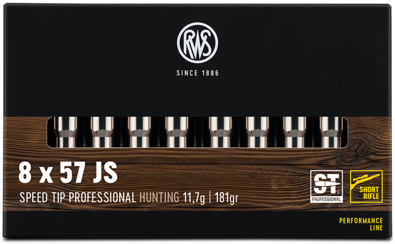 RWS 8X57 IS Speed Tip Pro Short Rifle 11,7g / 180gr