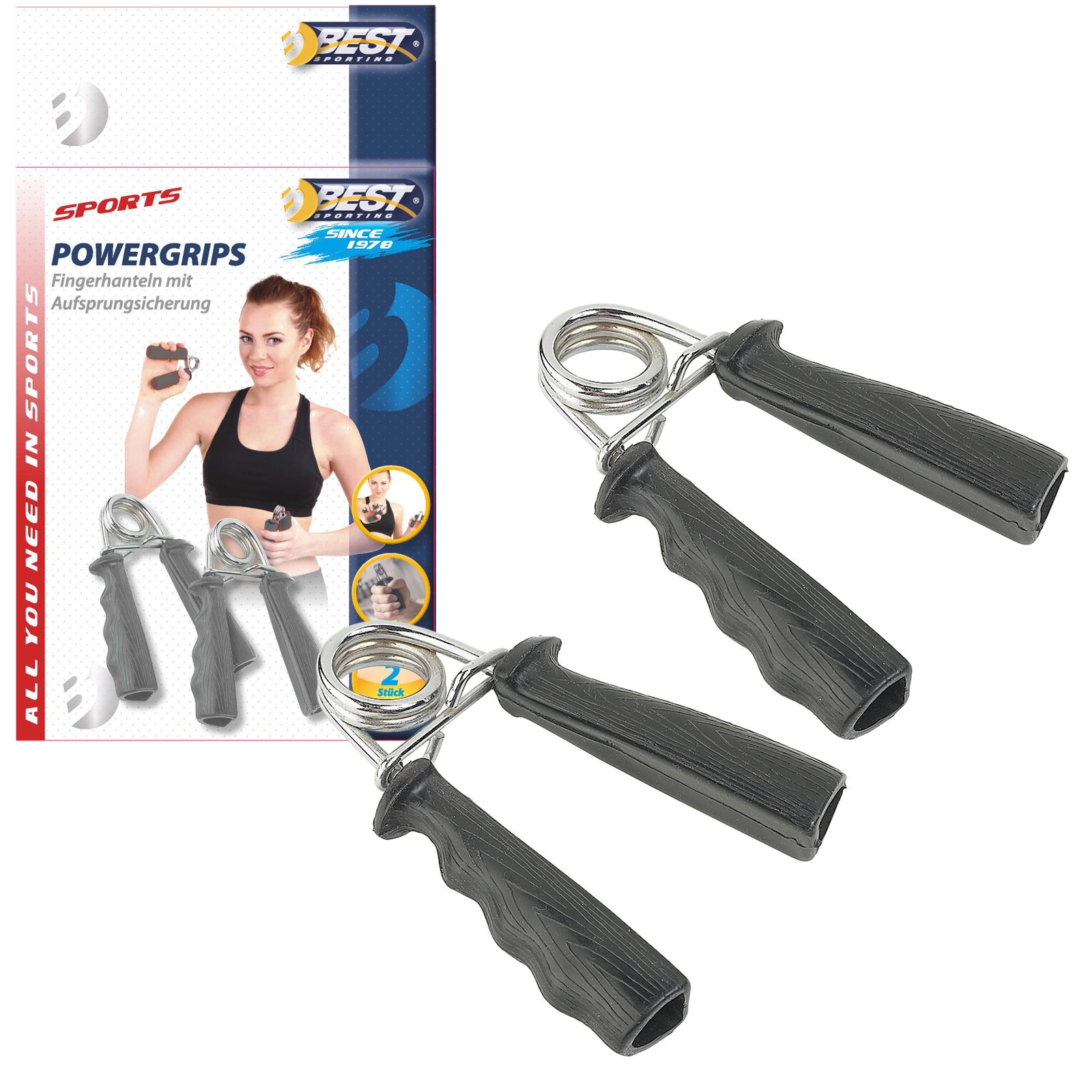 61302 Best Sporting Fingerhanteln 2x Stück