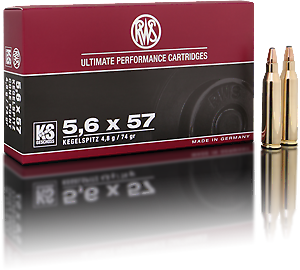 RWS 5,6x57 Kegelspitz  4,8g / 74gr