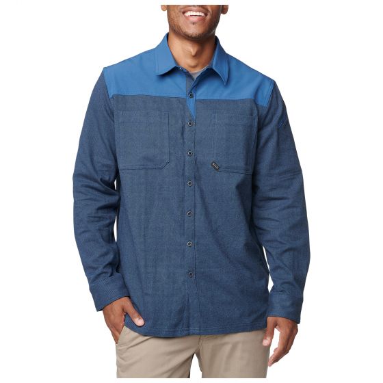 72496_790_01 5.11 Tactical Ascension Long Sleeve Shirt Ensign