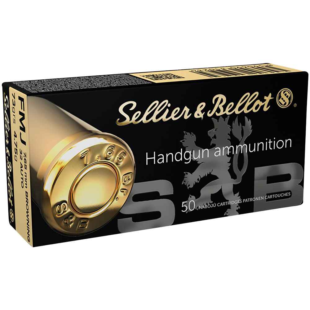 S&B 7,65 Browning Vollmantel 4,75g / 73gr