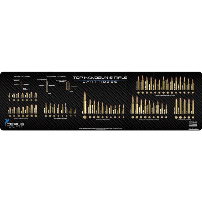 Cerus Gear Magnum Handguns & Rifle Cartridges Cleaning Mat