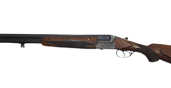 Bühag Bockdoppelflinte mit 2 Abzügen 16/70
