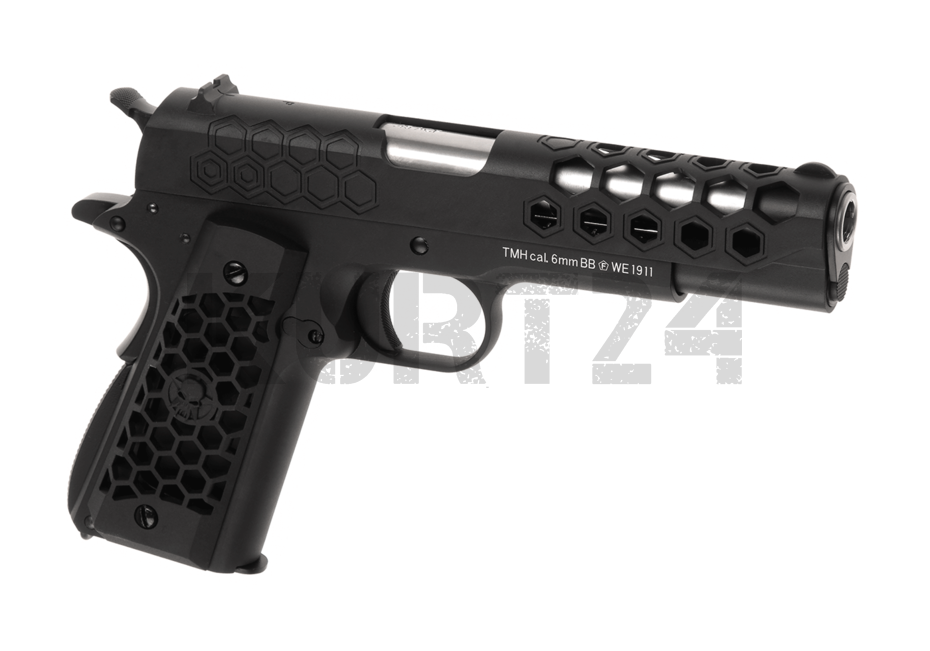 WE M1911 Hex Cut Full Metal 6mm GBB