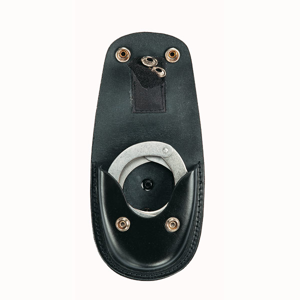 125e9afd9ba0188 Akah Handfesseltasche Blankleder Schwarz