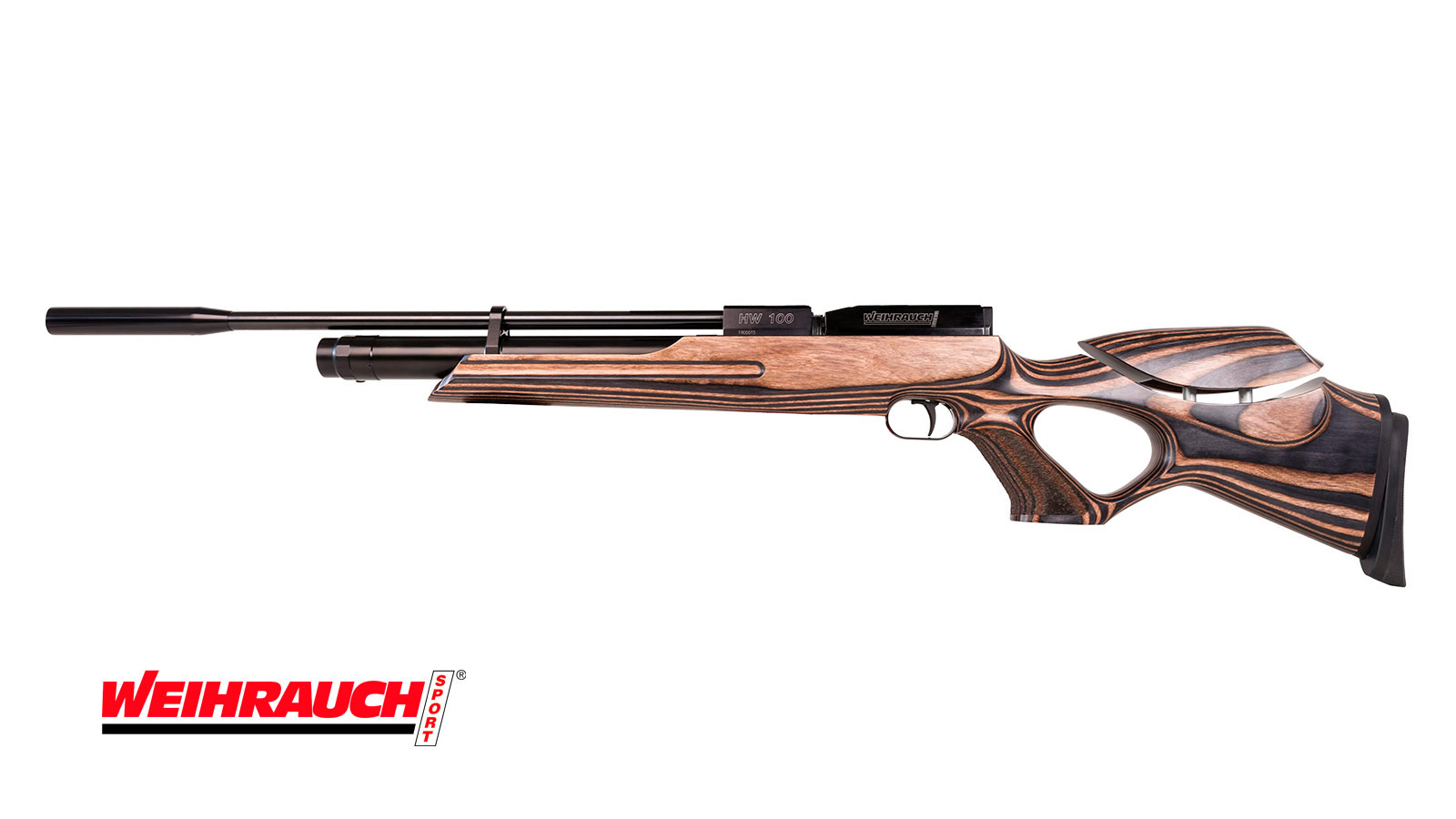 22351045_2020 Weihrauch HW 100 T F Schichtholzschaft 4,5mm Pressluftgewehr