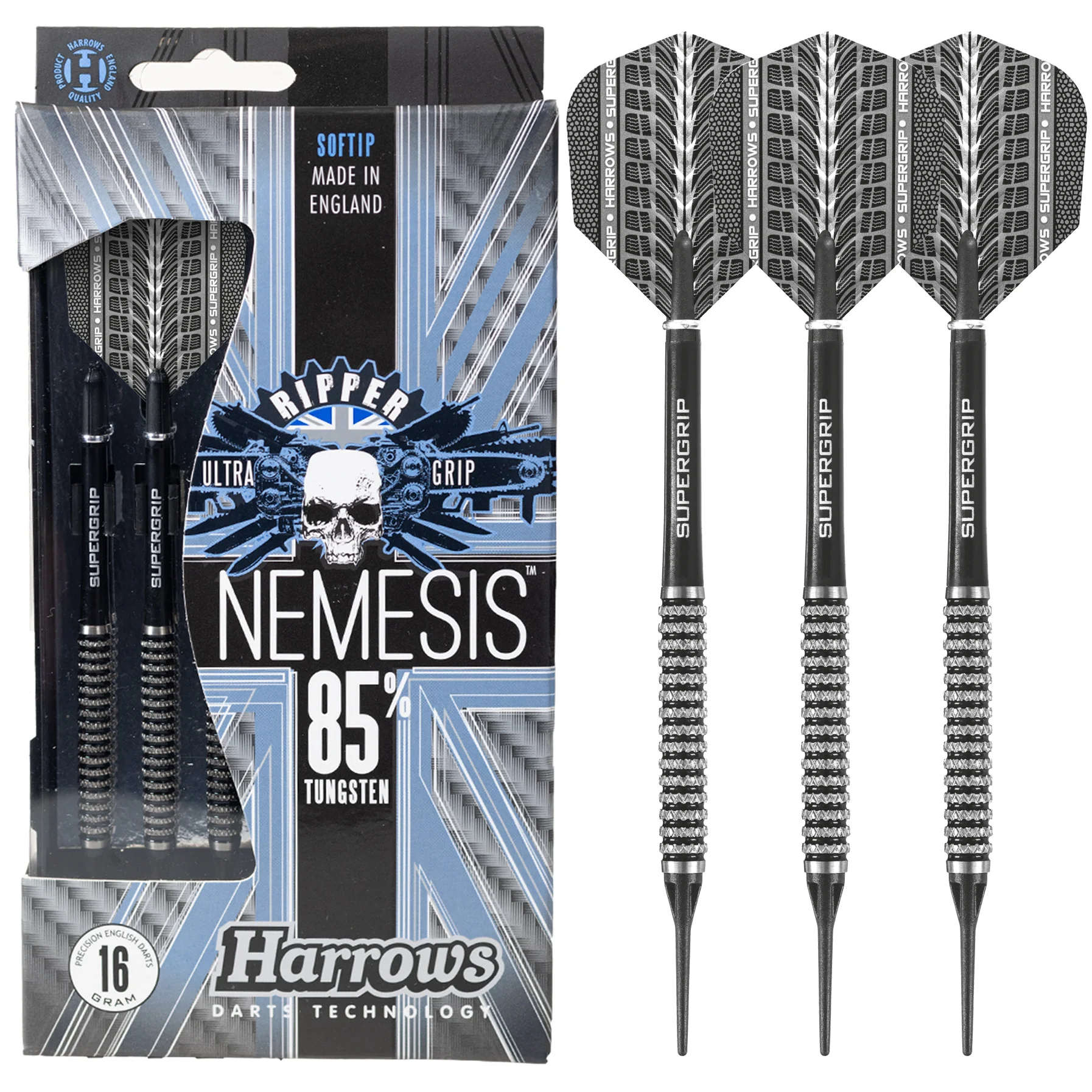 Harrows Nemesis 85% Tungsten Softip Darts