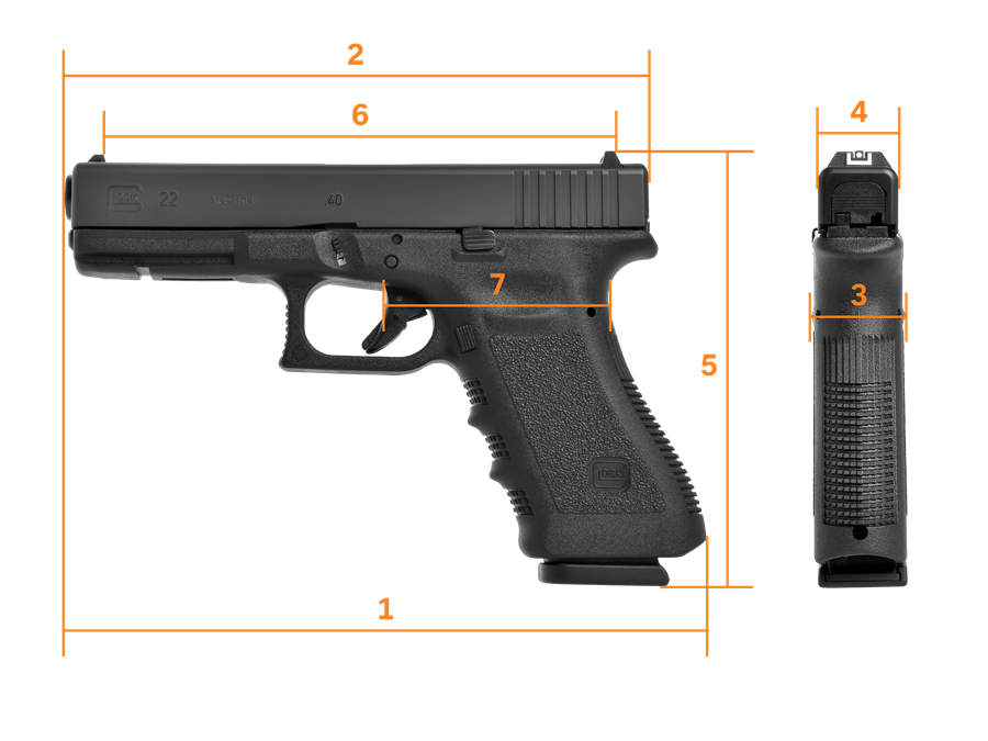 G22 Glock 22 Pistole .40S&W