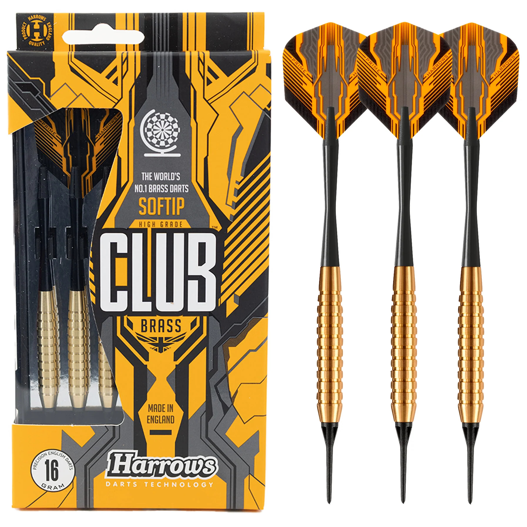 Harrows Club Brass Softip Darts