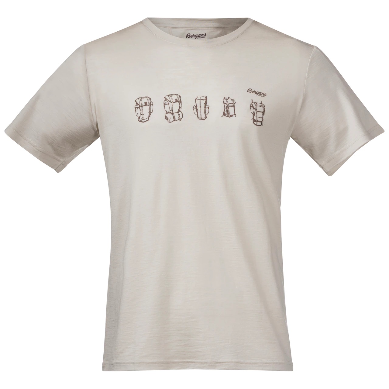 6866-14200 Bergans Backpack Wool Tee