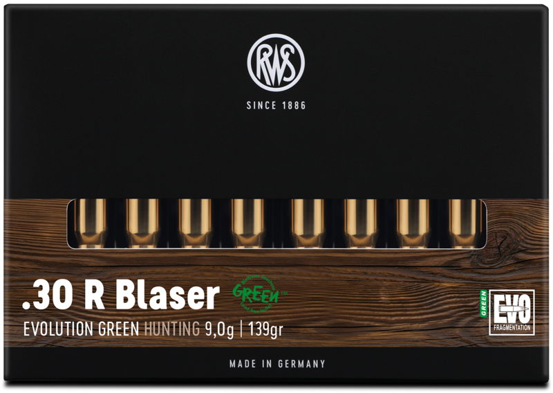 RWS .30 R Blaser Evolution Green 9,0g / 139gr