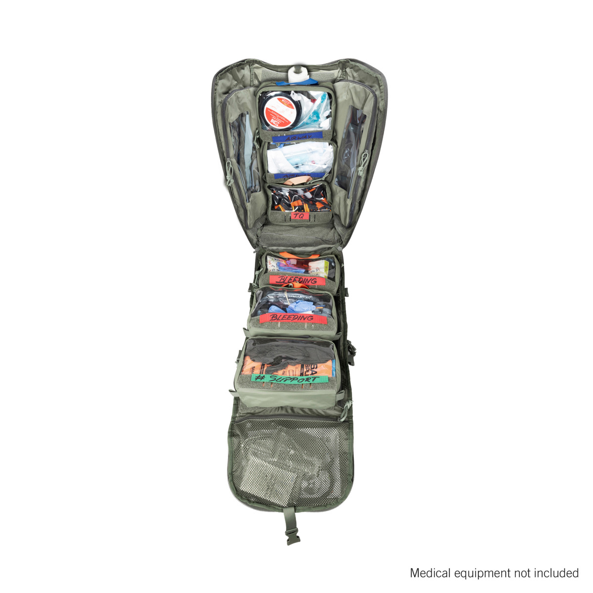 Tasmanian Tiger Medic Platoon Pack Medic-Rucksack Stone-Grey-Olive IRR