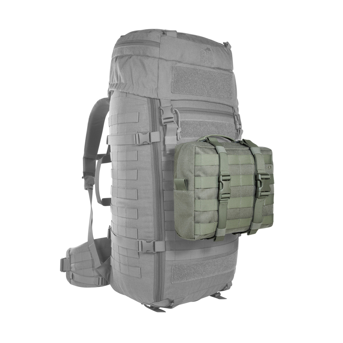 Tasmanian Tiger Tac Pouch 10 MKII Rucksack-Zubehörtasche (4L) Ston-Grey-Olive IRR