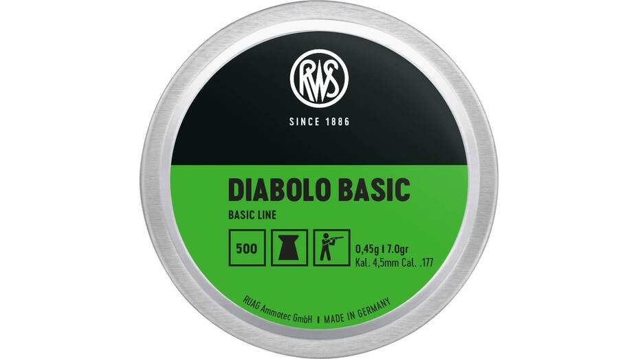 RWS Basic 4,5mm(.177) Diabolos 0,45g