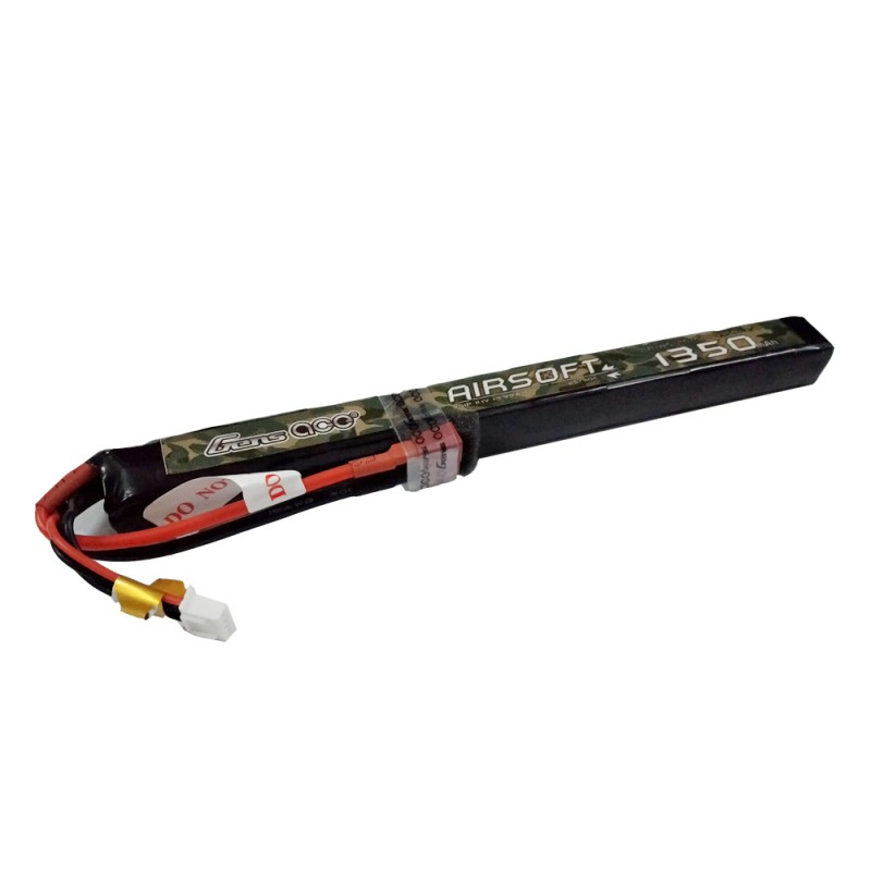 Gens Ace 25/50C 1350mAh 3S1P 11.1V Airsoft Gun Lipo Akku mit T-Stecker