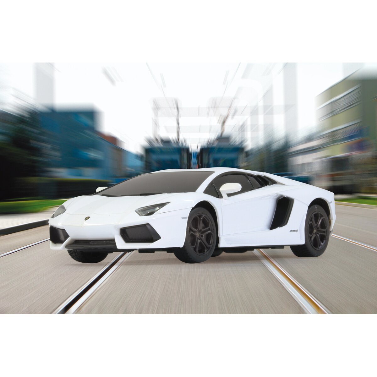 Jamara Lamborghini Aventador 1:24 weiss 2,4GHz