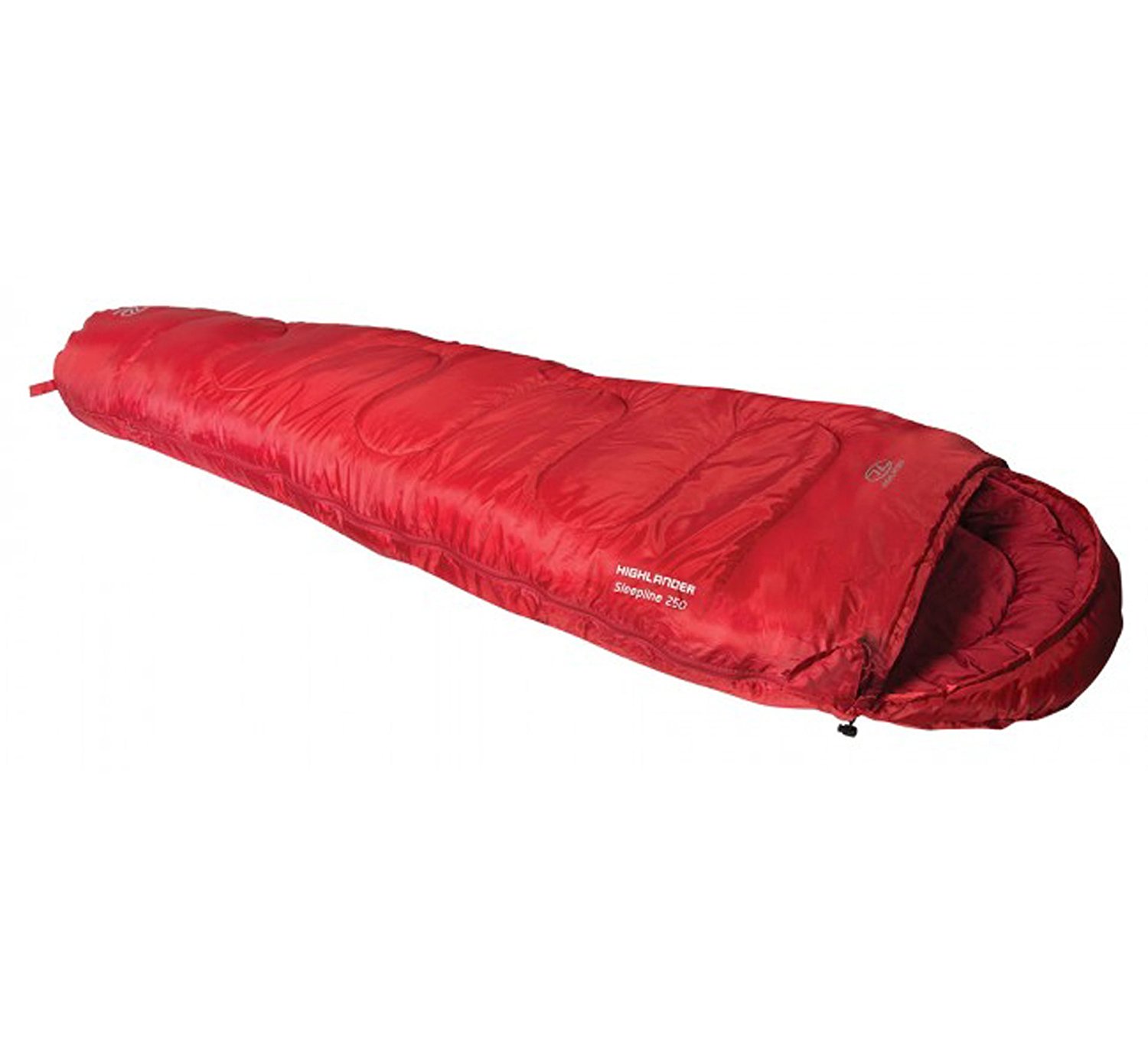 71KfZw7-ucL-_SL1500_ Highlander Sleepline 250 Mummy Schlafsack Rot