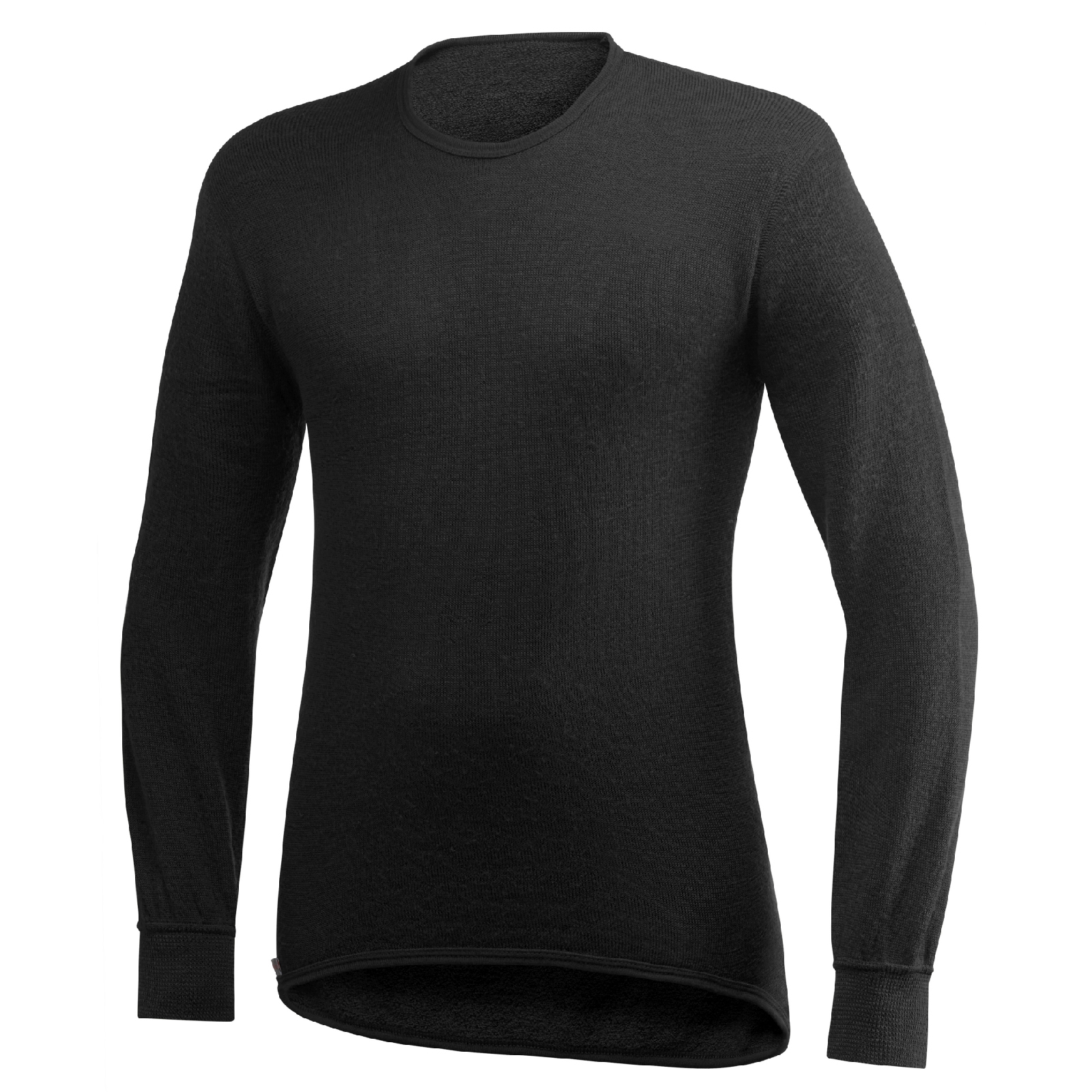 crewneck-200-black-male-isolated Woolpower Crewneck 200