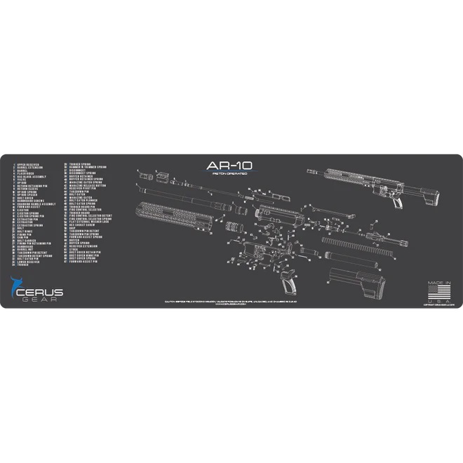 Cerus Gear AR-10 Rifle Cleaning Mat