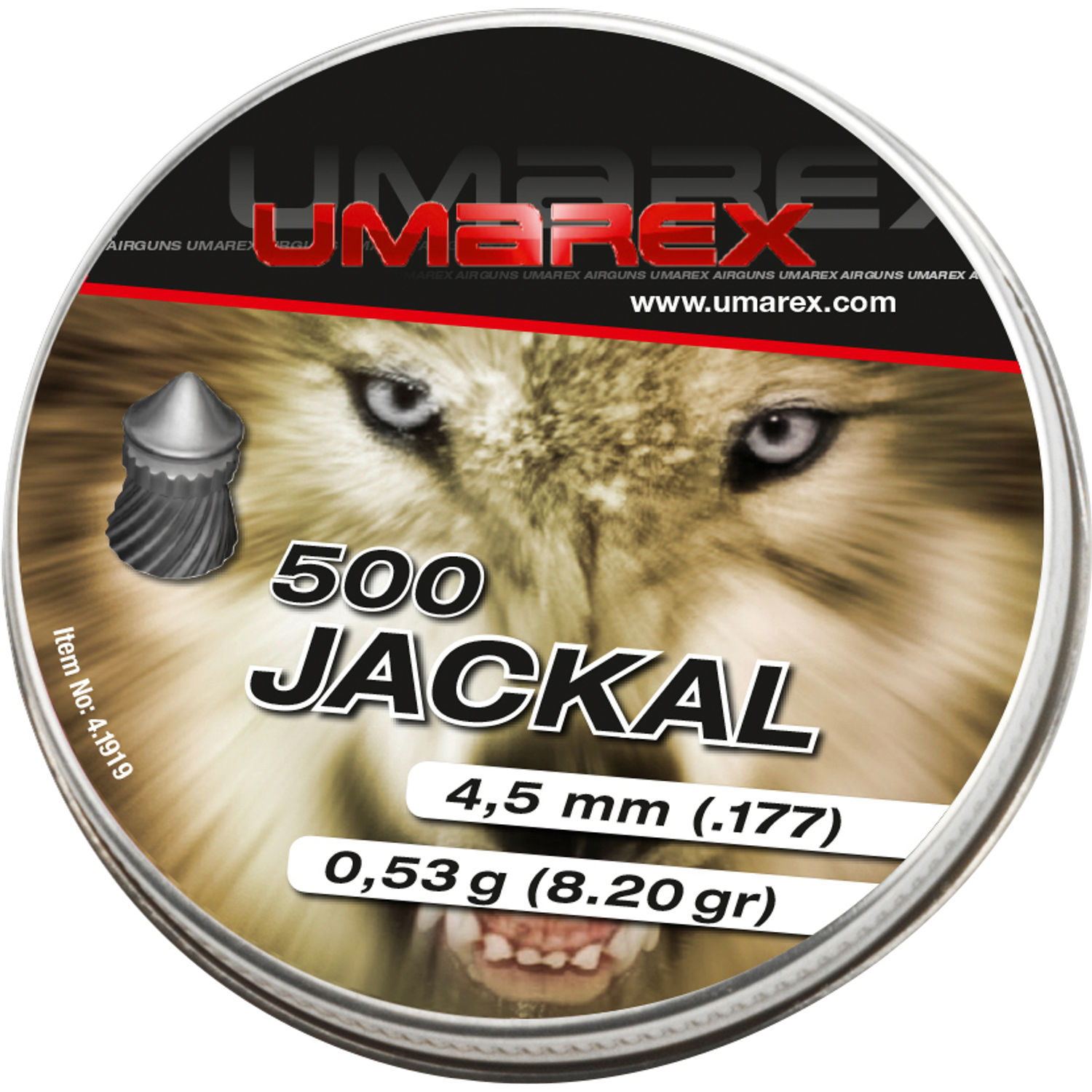  Umarex Jackal Diabolos cal. 4,5 mm (.177) Diabolo